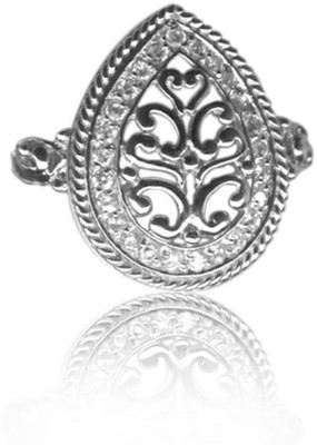 75% OFF on Treta Sterling Silver Cubic Zirconia Ring