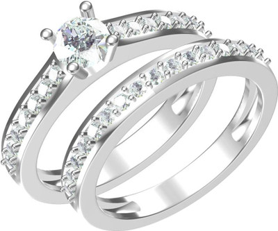 30% OFF on Kirati Silver Platinum Plated Ring