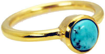 20% OFF on Riyo Admirablestar Turquoise Copper Turquoise 18K Yellow Gold Plated Ring 20% OFF on Riyo Admirablestar Turquoise Copper Turquoise 18K Yellow Gold Plated Ring