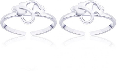 24% OFF on Taraash Leaf Sterling Silver Toe Ring