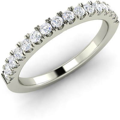 10% OFF on Diamondere Solace White Gold Diamond 18 K Ring