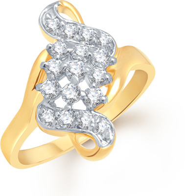 84% OFF on VK Jewels Alloy 18K Yellow Gold Plated Ring