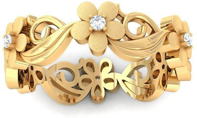 Kreeli Aster Gold, Yellow Gold Diamond 18 K Ring