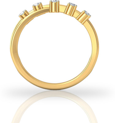 35% OFF on JacknJewel Gold Diamond 18 K Ring