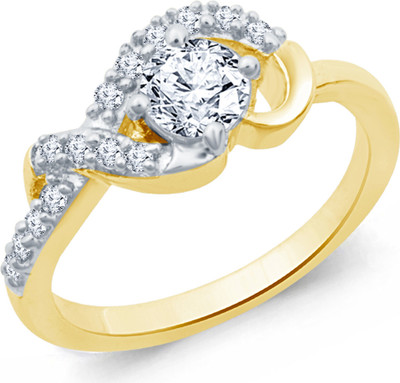 50% OFF on Eldora Alloy Yellow Gold Plated Ring 50% OFF on Eldora Alloy Yellow Gold Plated Ring