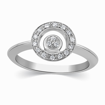 Kama Jewellery Pitina White Gold Diamond 18 K Ring