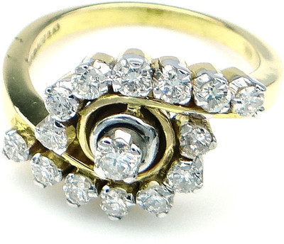 13% OFF on Arihant Gems & Jewels Gold 14 K Ring