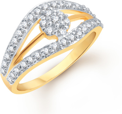 74% OFF on VK Jewels Alloy 18K Yellow Gold Plated Ring