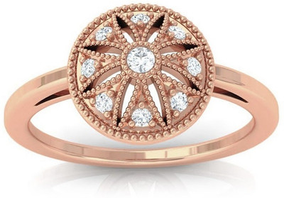 Kreeli Acacia Gold, Rose Gold Diamond 18 K Ring