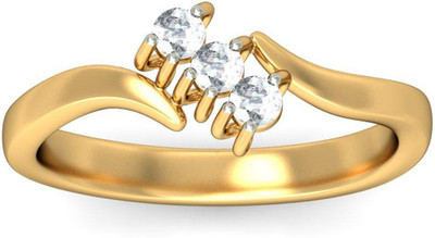 35% OFF on JacknJewel Gold Diamond 18 K Ring