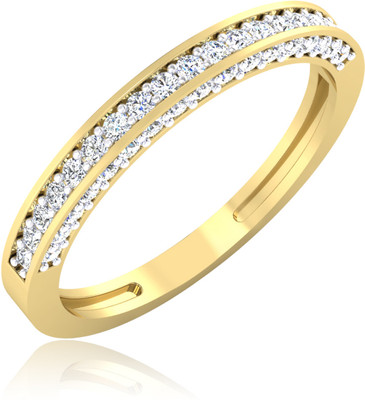 31% OFF on Forevercarat Radiant Symphony Gold Diamond 14 K Ring