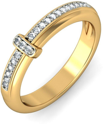 BlueStone The Holy Cross Gold Diamond 18K Yellow Gold Plated 18 K Ring