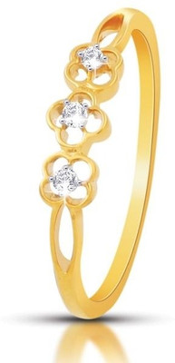 59% OFF on 11 Diamonds Silver Ring