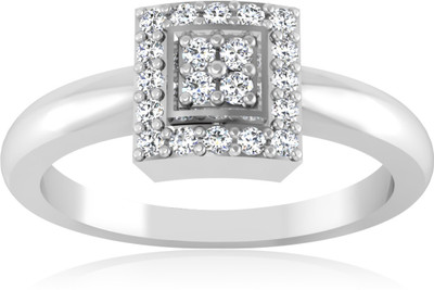 31% OFF on Forevercarat Thea Silver Diamond Sterling Silver Plated Ring