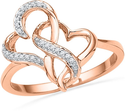 12% OFF on Jpearls Rose Gold Diamond 18K Rose Gold Plated 18 K Ring 12% OFF on Jpearls Rose Gold Diamond 18K Rose Gold Plated 18 K Ring