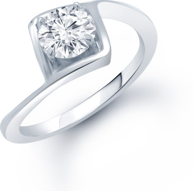 60% OFF on Meenaz Sweatheart Solitaire Alloy Ring