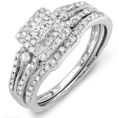 26% OFF on Kavya Jewels Bridal White Gold Diamond 14 K Ring