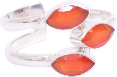 43% OFF on Rubera Silver Agate Ring