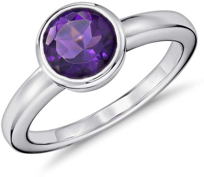 58% OFF on Ziveg 92.5 Sterling Silver Made With Swarovski Zirconia Silver Swarovski Crystal Platinum Plated Ring
