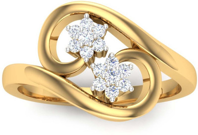 30% OFF on Theme Jewels Gold Diamond 18 K Ring