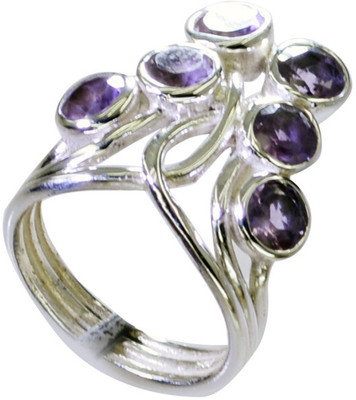 22% OFF on Riyo Charming Amethyst Sterling Silver Amethyst Ring