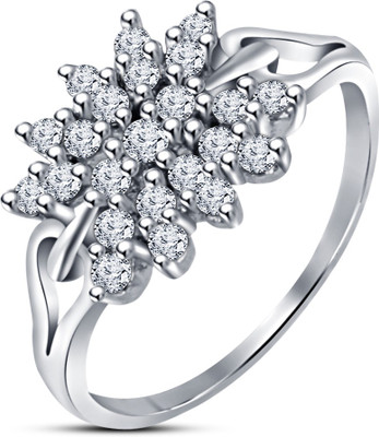 20% OFF on Siover Kusum Sterling Silver NA Rhodium Plated Ring
