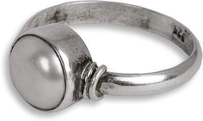 22% OFF on Silverwala Silver Pearl Ring 22% OFF on Silverwala Silver Pearl Ring