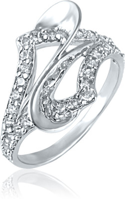 49% OFF on Mahi Regal Dzire Alloy, Brass Cubic Zirconia Rhodium Plated Ring