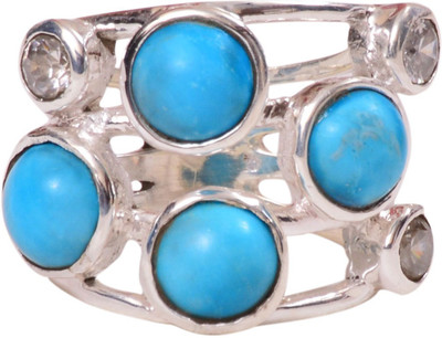50% OFF on Rubera Silver Turquoise Ring 50% OFF on Rubera Silver Turquoise Ring