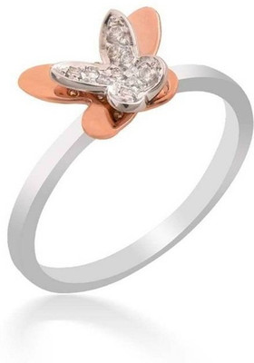 30% OFF on Dhani Rose Gold, White Gold Diamond 18 K Ring