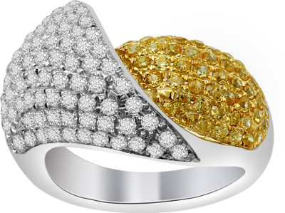 50% OFF on Ciemme 4.38 CT Fashion Sterling Silver Cubic Zirconia Ring