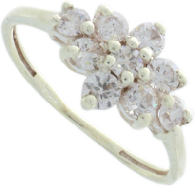 59% OFF on 925 Silver Silver Zircon Sterling Silver Plated Ring