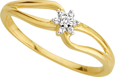 25% OFF on Jpearls Flower Shape Diamond Yellow Gold 18 K Ring 25% OFF on Jpearls Flower Shape Diamond Yellow Gold 18 K Ring