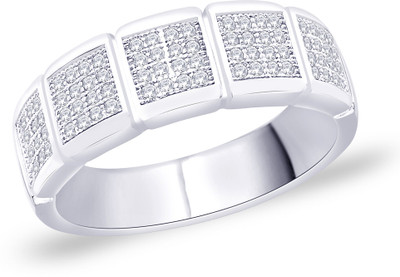 35% OFF on Peora Sterling Silver Rhodium Plated Ring