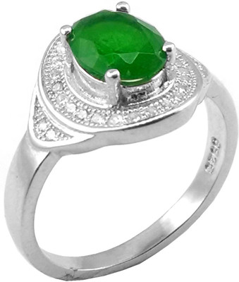 10% OFF on Jewel Craft Silver Onyx Rhodium Plated Ring