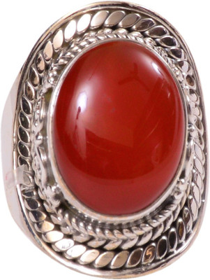46% OFF on Rubera Silver Agate Ring