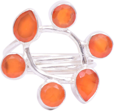 44% OFF on Rubera Silver Agate Ring