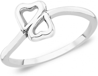30% OFF on Taraash Double Heart Silver Cubic Zirconia Ring 30% OFF on Taraash Double Heart Silver Cubic Zirconia Ring