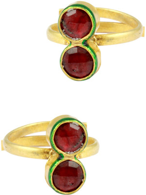 20% OFF on The Art Jewellery Brass 18K Yellow Gold Plated Toe Ring Set 20% OFF on The Art Jewellery Brass 18K Yellow Gold Plated Toe Ring Set