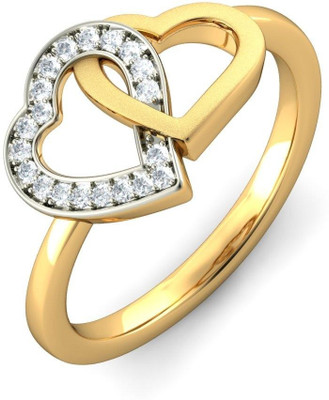 BlueStone The Milada Gold Diamond 18K Yellow Gold Plated 18 K Ring