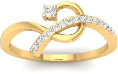 30% OFF on Jewels5 Gold Diamond Rhodium Plated 18 K Ring