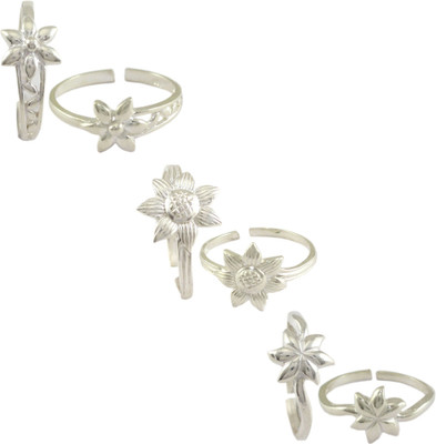 28% OFF on 925 Silver Silver Sterling Silver Plated Toe Ring Set 28% OFF on 925 Silver Silver Sterling Silver Plated Toe Ring Set