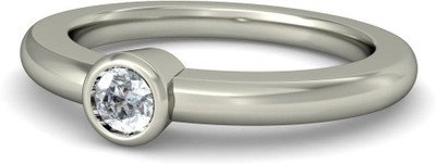BlueStone The Gisela White Gold Diamond 14K White Gold Plated 14 K Ring