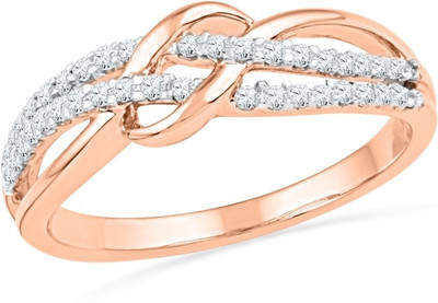 12% OFF on Jpearls Rose Gold Diamond 18K Rose Gold Plated 18 K Ring 12% OFF on Jpearls Rose Gold Diamond 18K Rose Gold Plated 18 K Ring