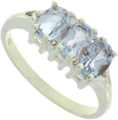 54% OFF on 925 Silver Silver Topaz Sterling Silver Plated Ring
