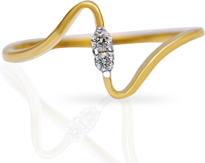 11% OFF on JacknJewel Amplitude Gold 18 K Ring