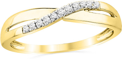 30% OFF on Jpearls Witching Diamond Yellow Gold 18 K Ring