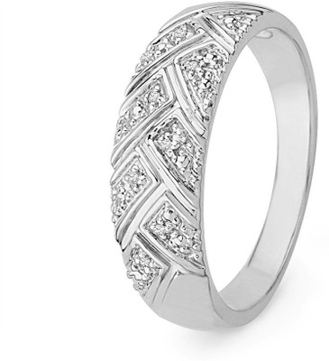 30% OFF on Jpearls White Gold Diamond 18K Yellow Gold Plated 18 K Ring