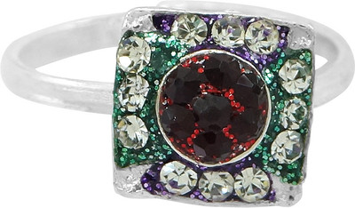 54% OFF on R S Jewels Alloy Silver Plated Toe Ring