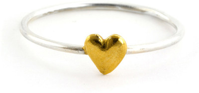 35% OFF on Facetzinspire Silver Sterling Silver Plated Ring